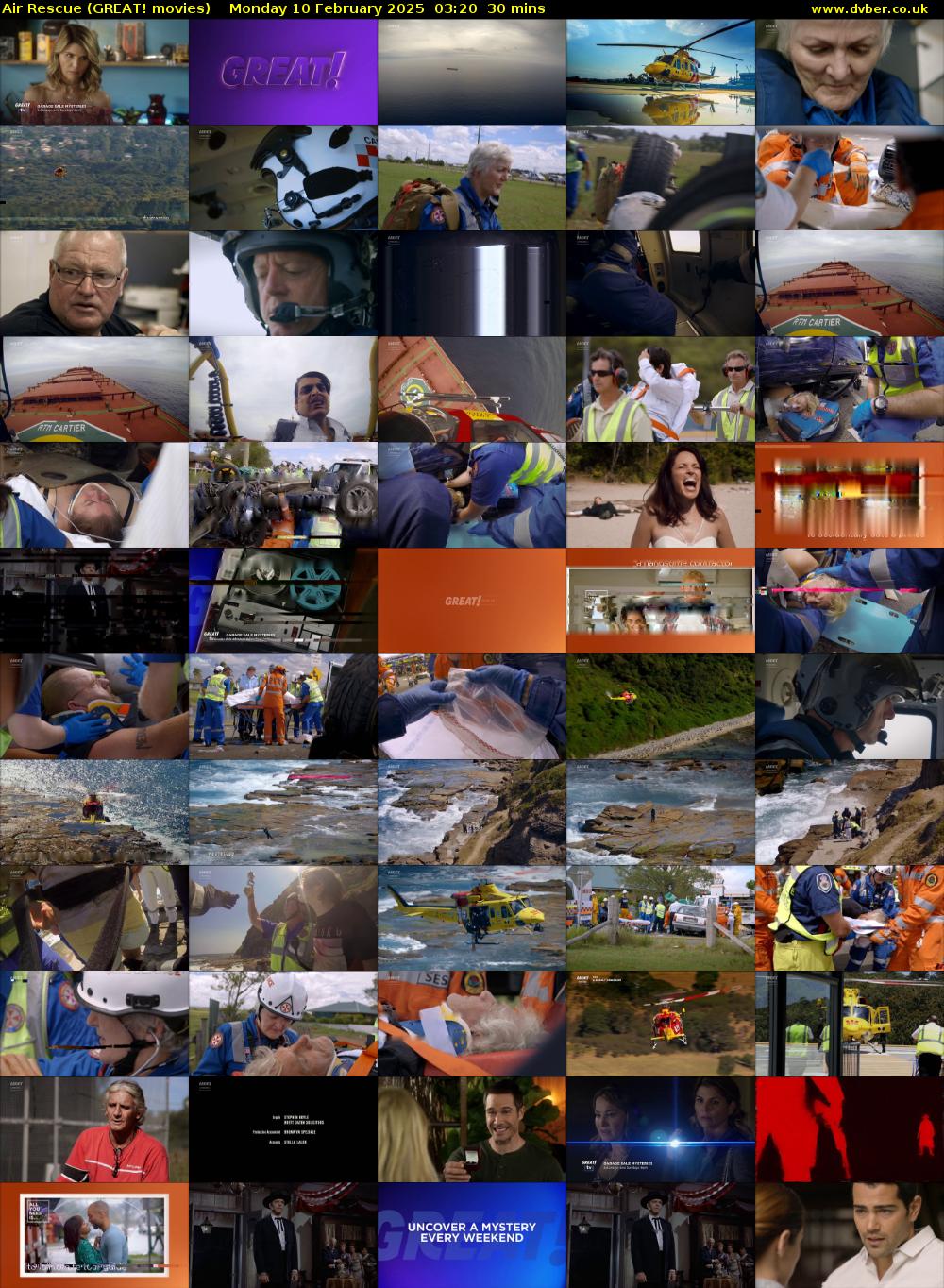 Air Rescue (GREAT! movies) Monday 10 February 2025 03:20 - 03:50