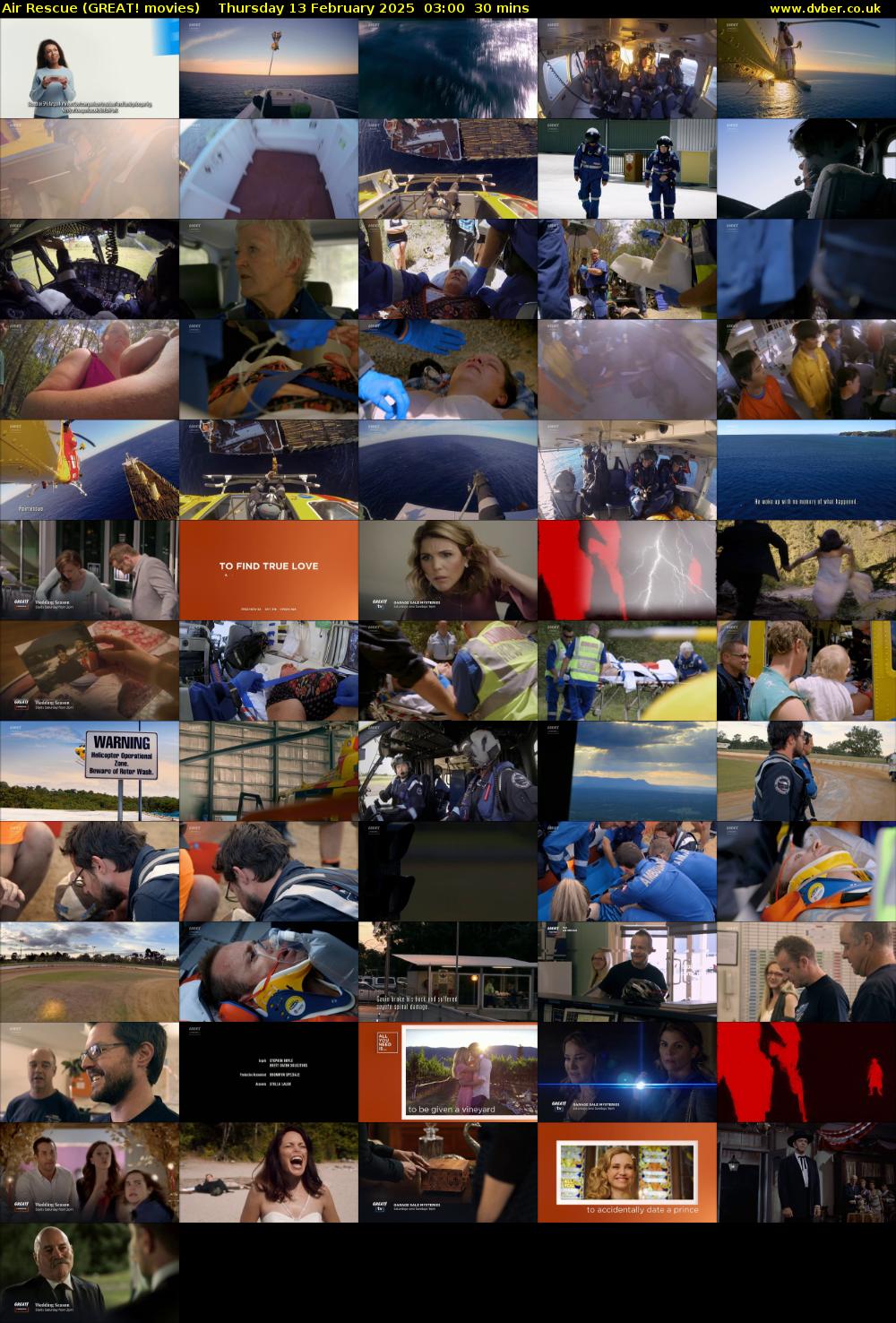 Air Rescue (GREAT! movies) Thursday 13 February 2025 03:00 - 03:30