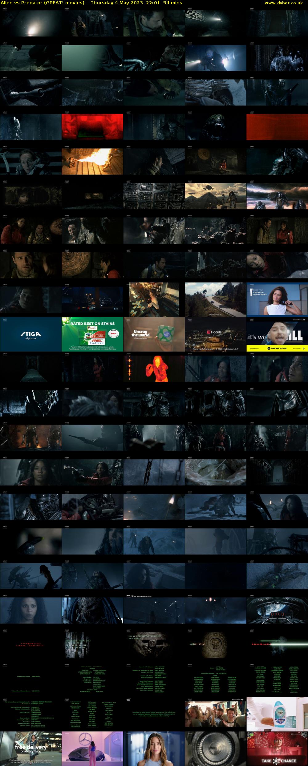 Alien vs Predator (GREAT! movies) Thursday 4 May 2023 22:01 - 22:55