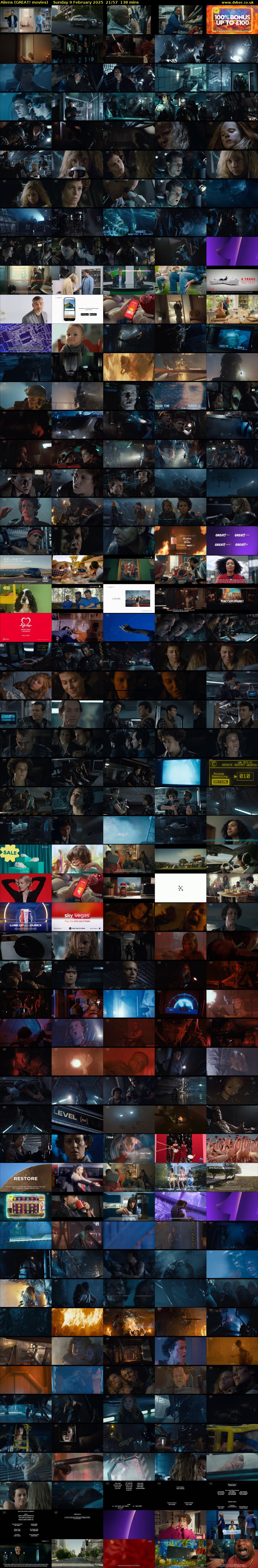 Aliens (GREAT! movies) Sunday 9 February 2025 21:57 - 00:15