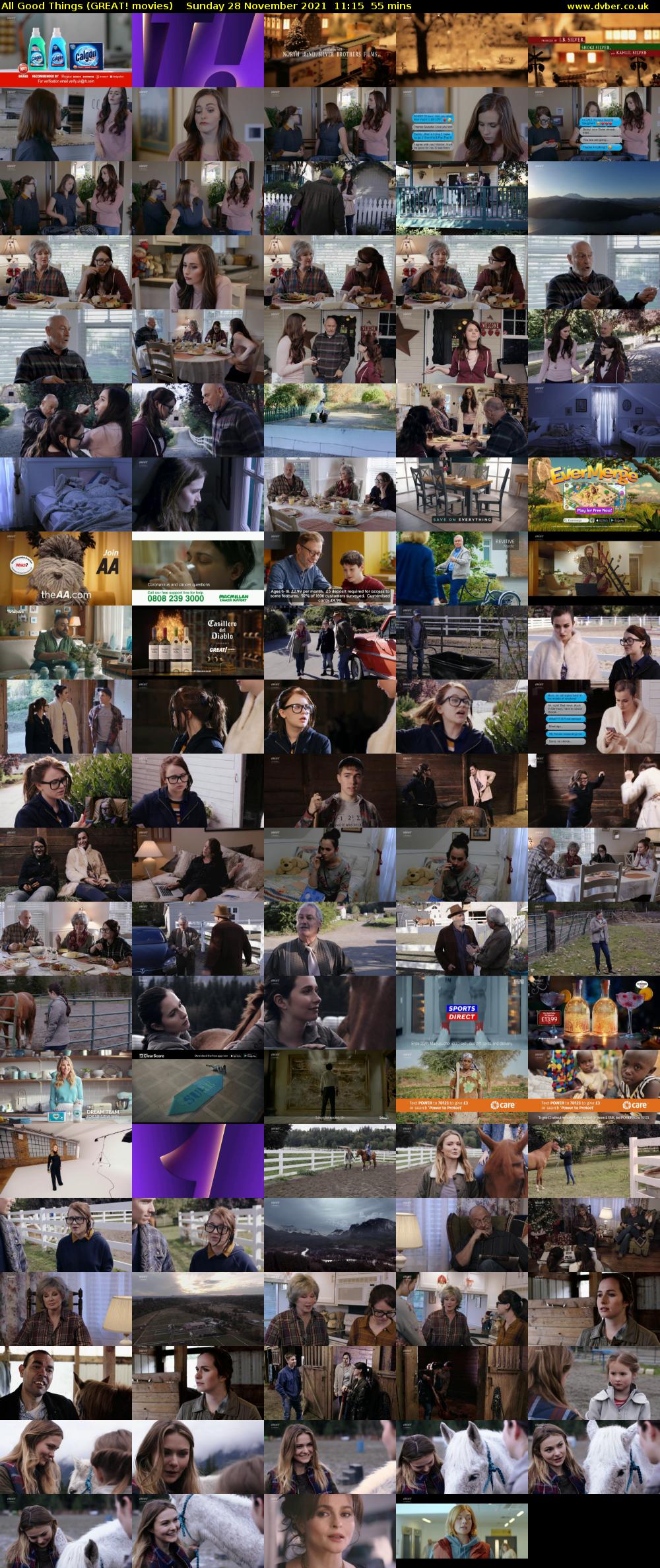 All Good Things (GREAT! movies) Sunday 28 November 2021 11:15 - 12:10