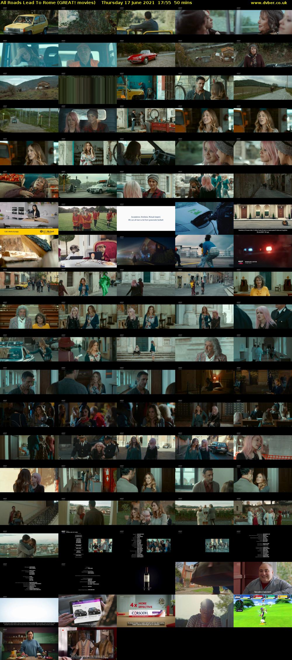 All Roads Lead To Rome (GREAT! movies) Thursday 17 June 2021 17:55 - 18:45