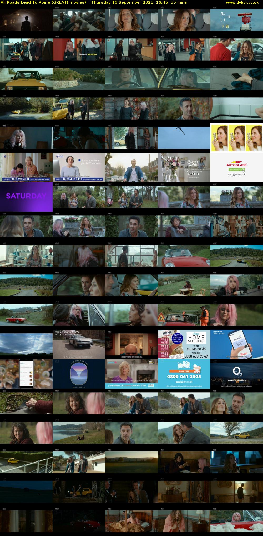 All Roads Lead To Rome (GREAT! movies) Thursday 16 September 2021 16:45 - 17:40