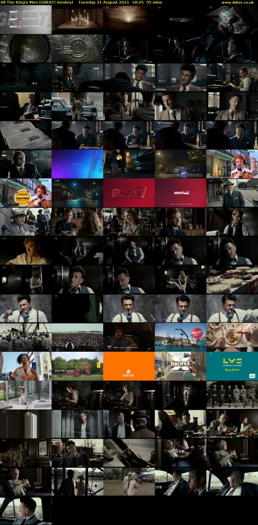 All The King's Men (GREAT! movies) Tuesday 31 August 2021 18:25 - 19:20
