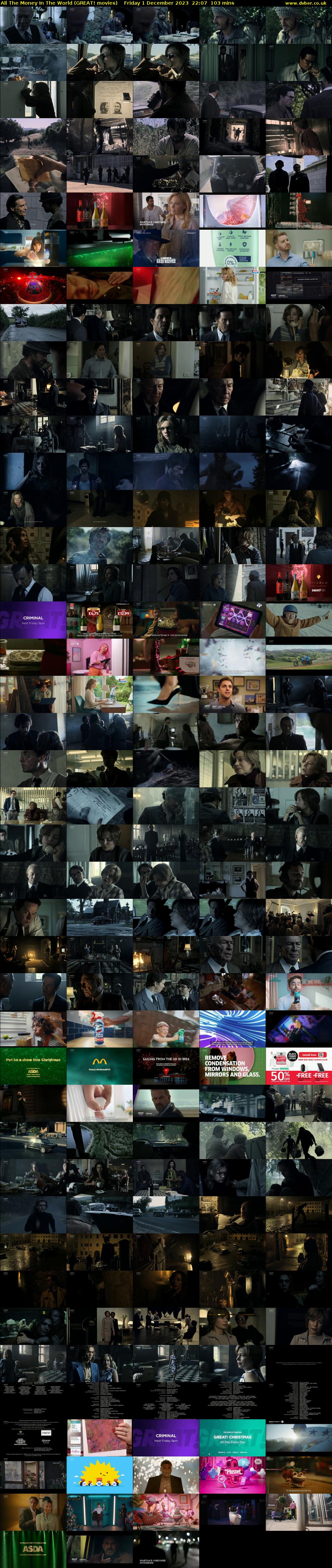 All The Money In The World (GREAT! movies) Friday 1 December 2023 22:07 - 23:50