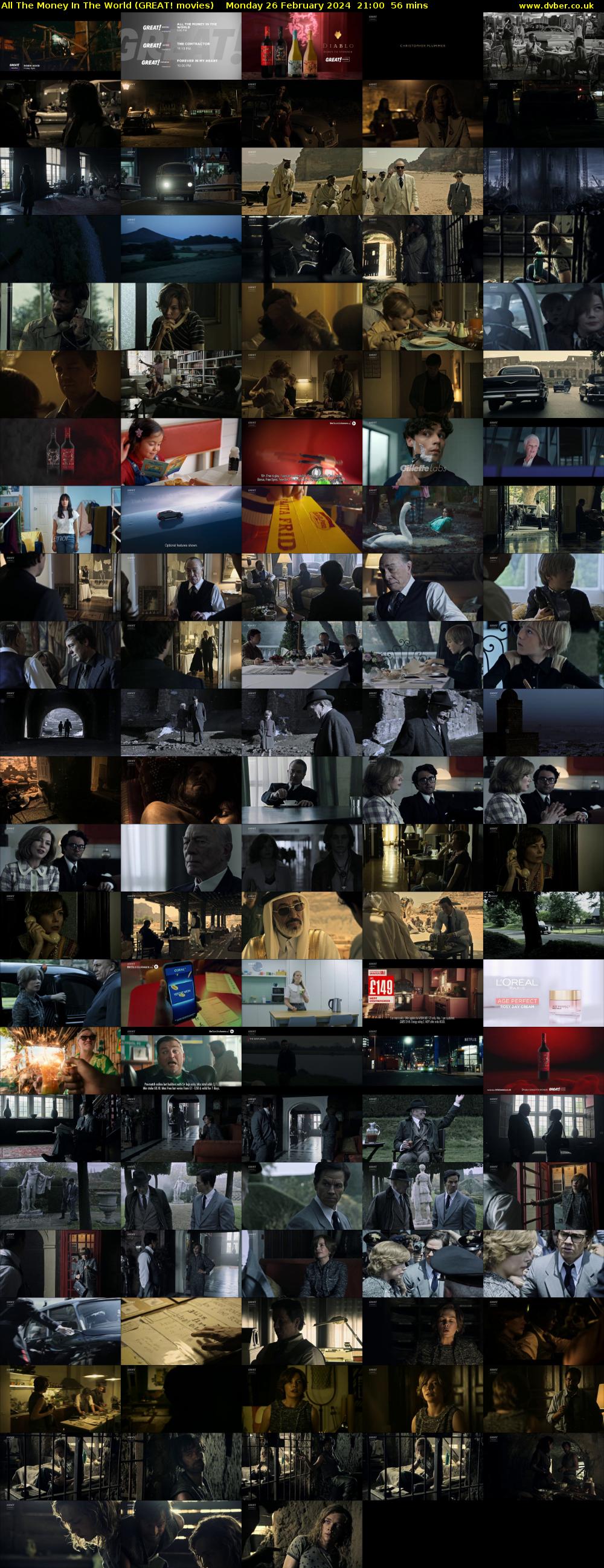 All The Money In The World (GREAT! movies) Monday 26 February 2024 21:00 - 21:56