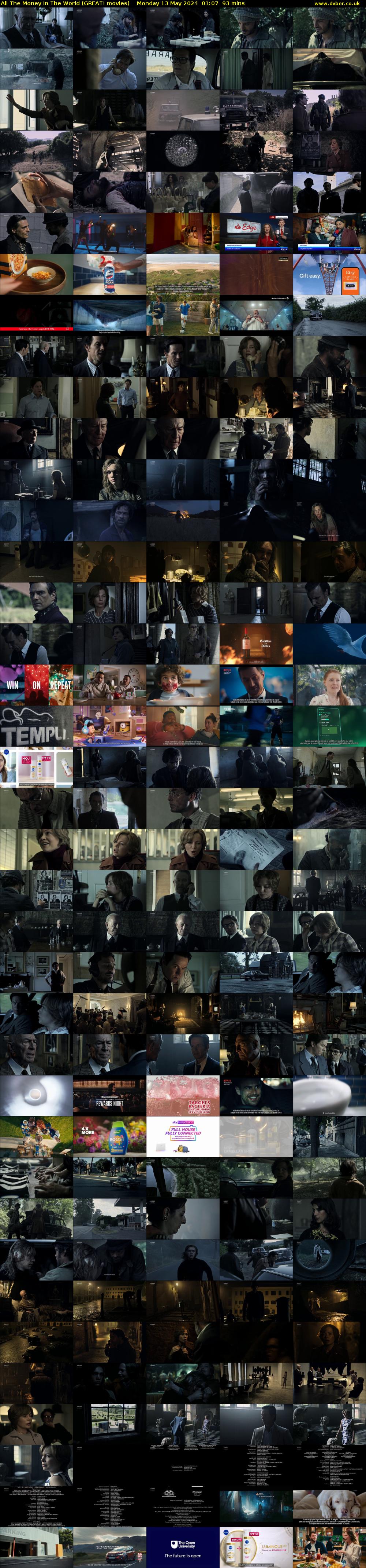 All The Money In The World (GREAT! movies) Monday 13 May 2024 01:07 - 02:40