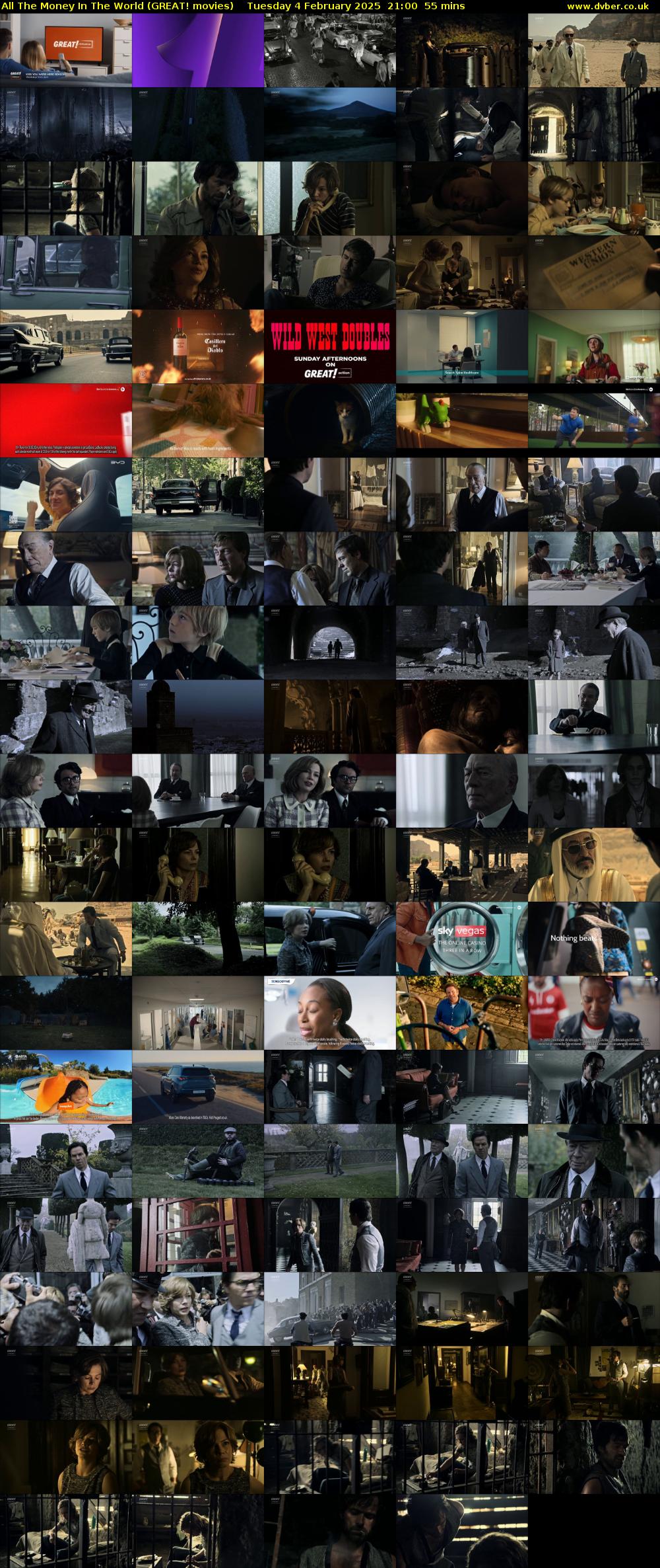 All The Money In The World (GREAT! movies) Tuesday 4 February 2025 21:00 - 21:55