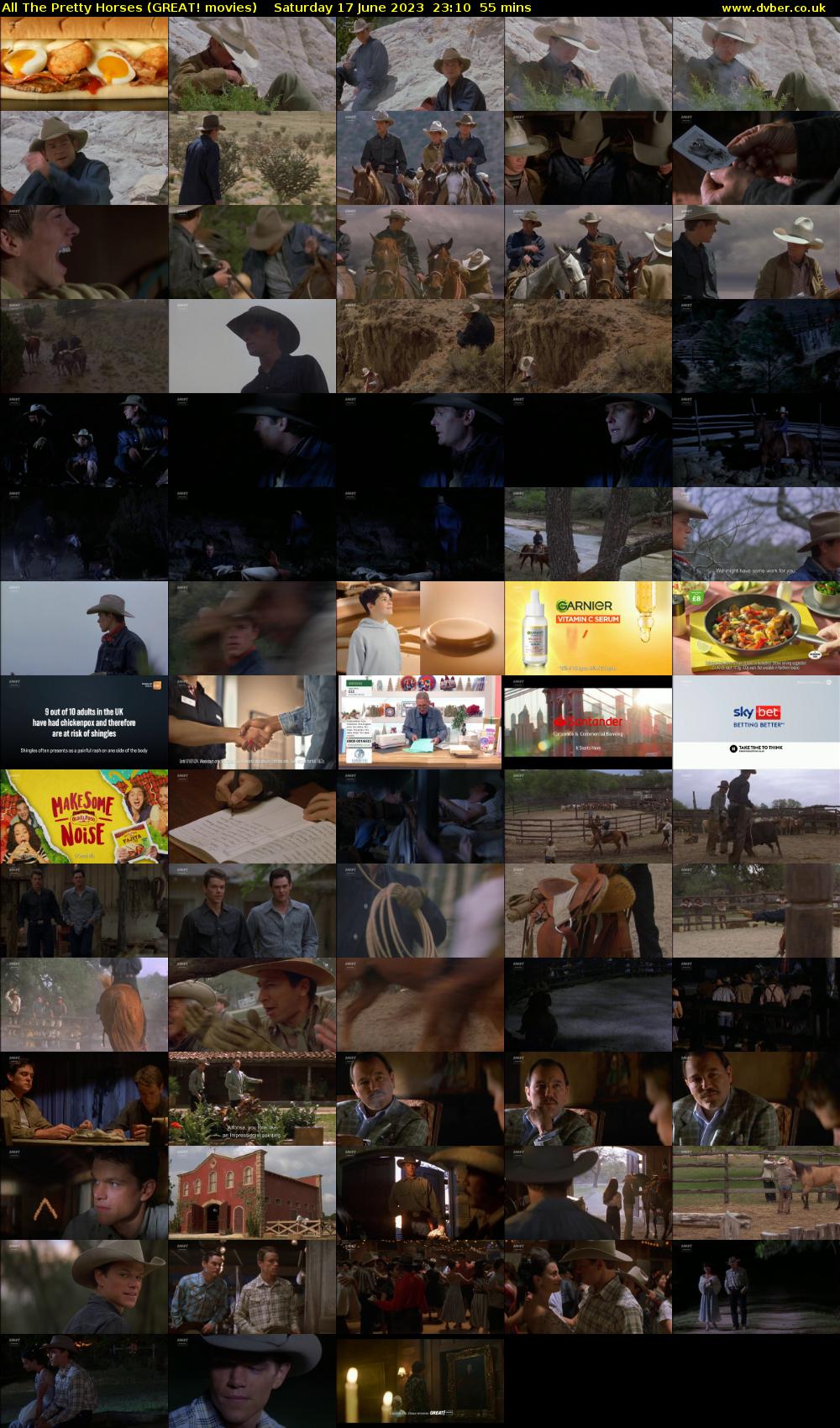 All The Pretty Horses (GREAT! movies) Saturday 17 June 2023 23:10 - 00:05