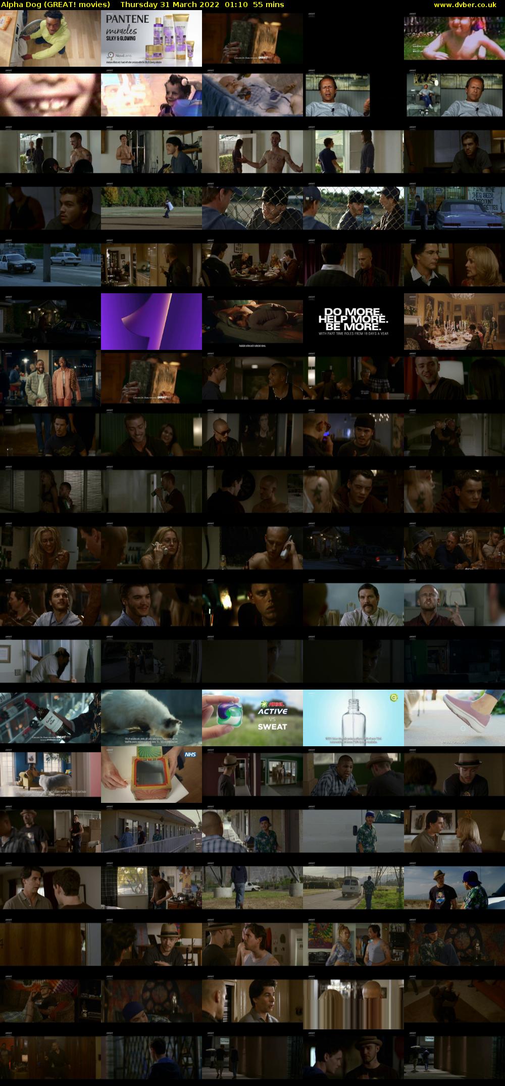 Alpha Dog (GREAT! movies) Thursday 31 March 2022 01:10 - 02:05