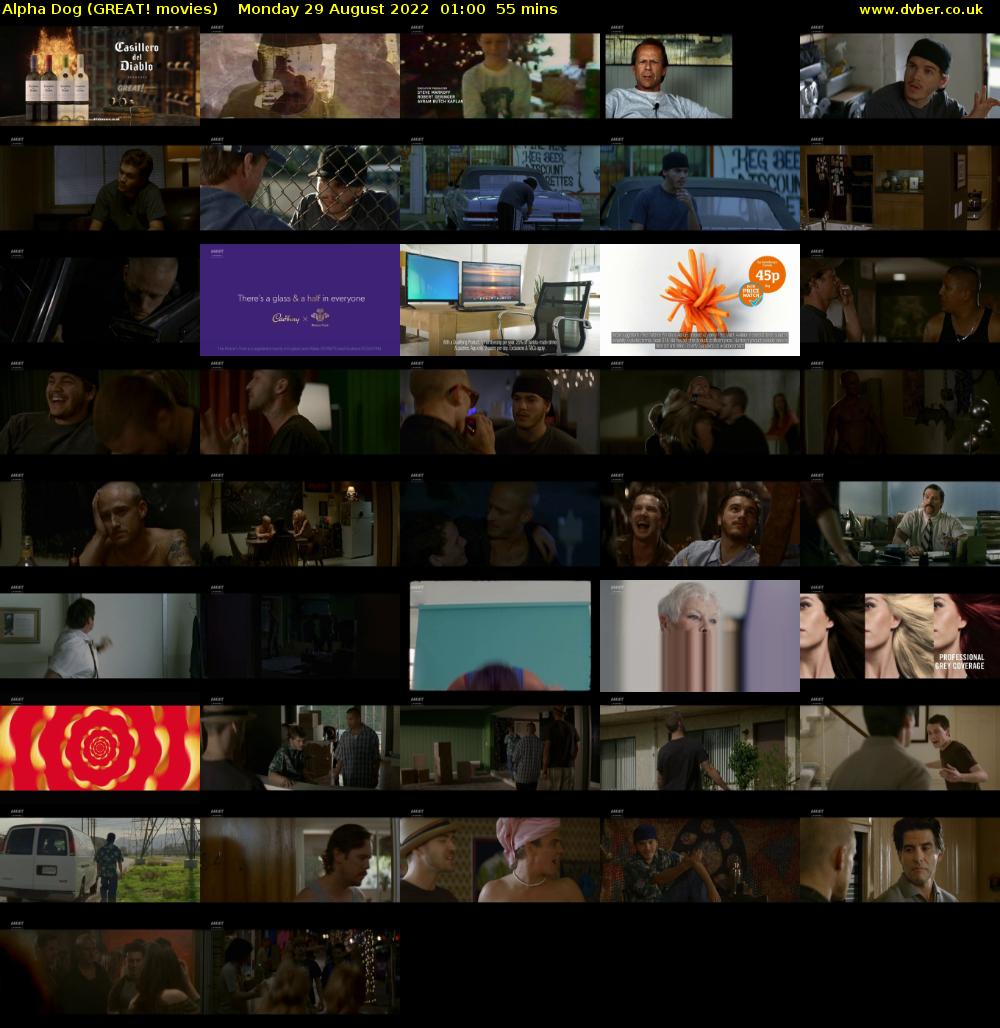 Alpha Dog (GREAT! movies) Monday 29 August 2022 01:00 - 01:55