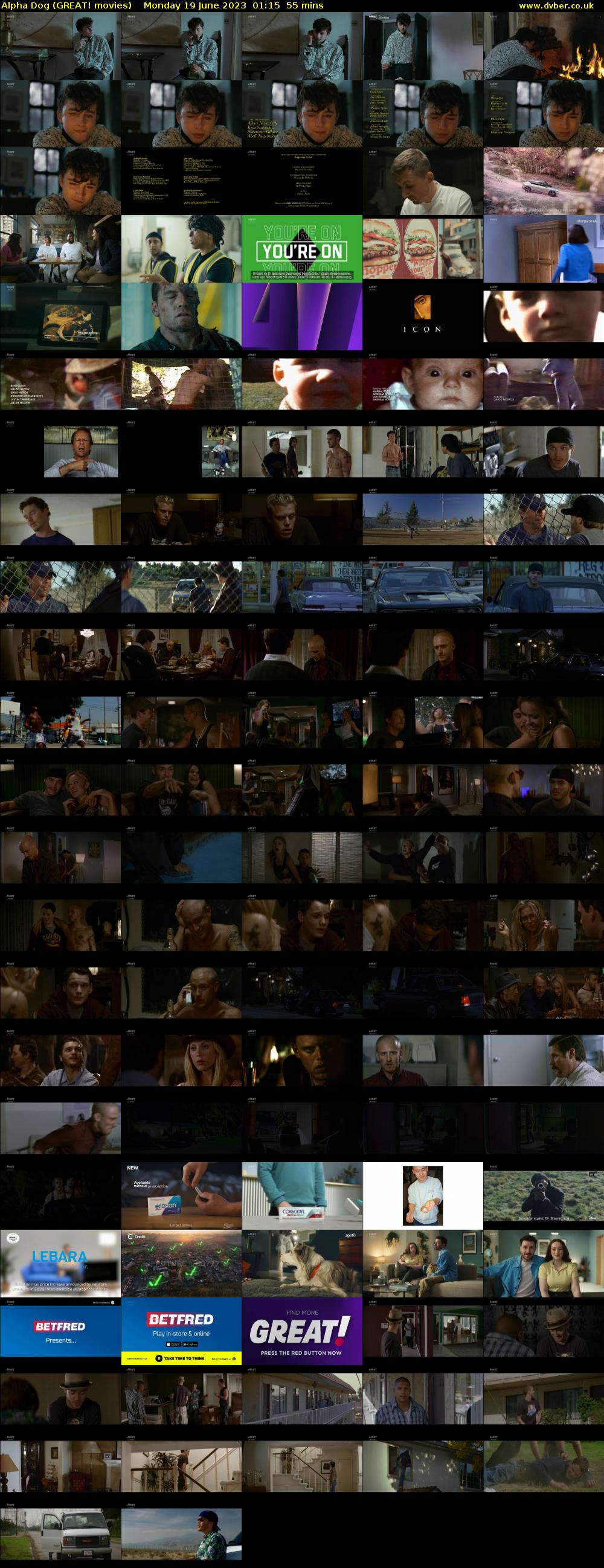 Alpha Dog (GREAT! movies) Monday 19 June 2023 01:15 - 02:10