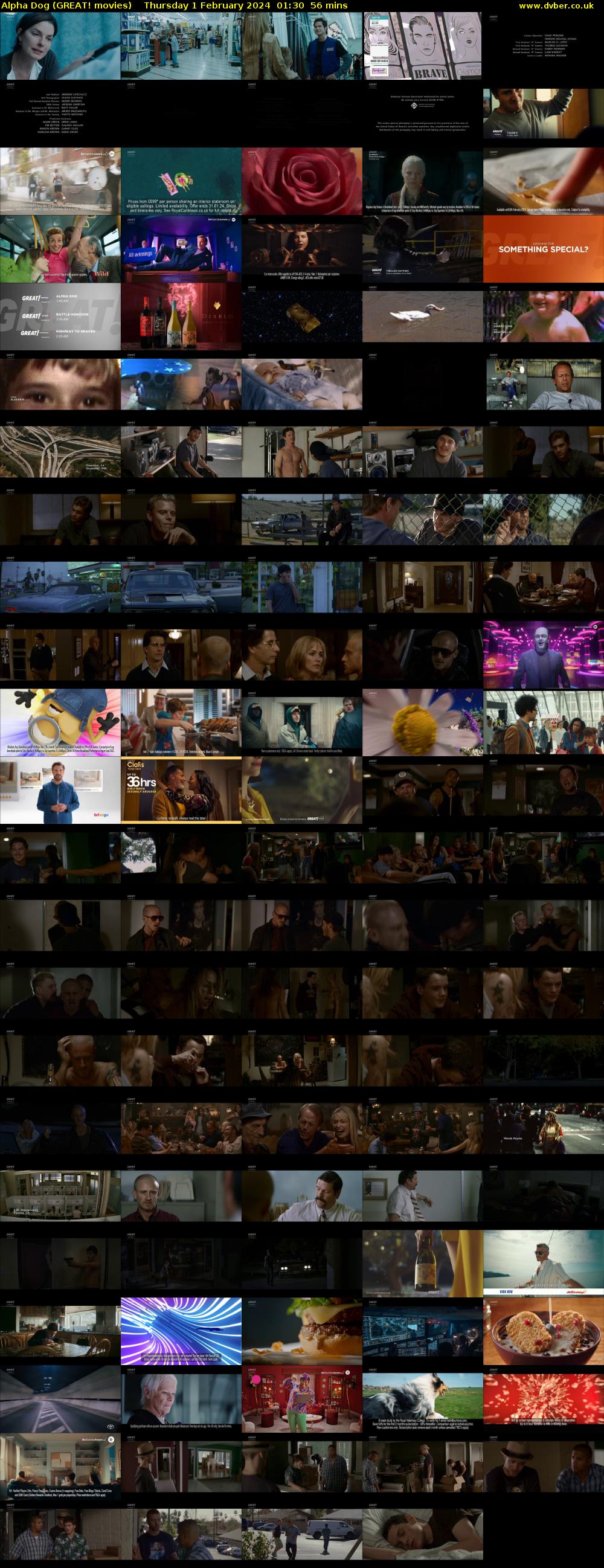 Alpha Dog (GREAT! movies) Thursday 1 February 2024 01:30 - 02:26