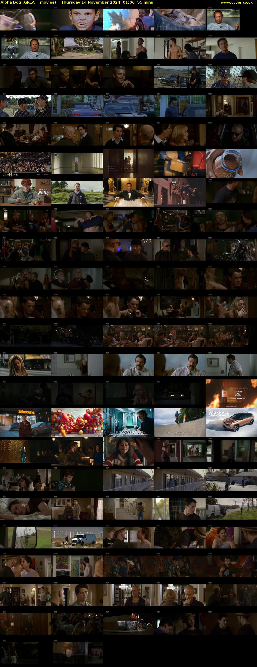 Alpha Dog (GREAT! movies) Thursday 14 November 2024 01:00 - 01:55