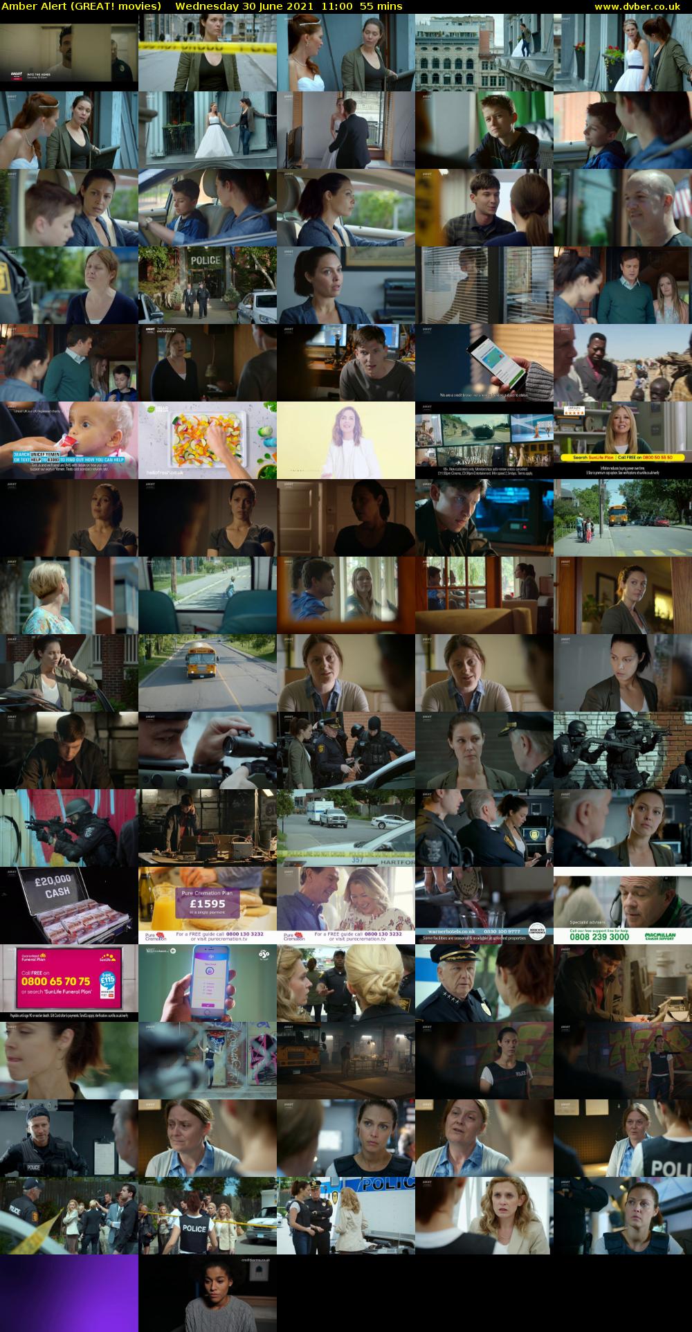 Amber Alert (GREAT! movies) Wednesday 30 June 2021 11:00 - 11:55