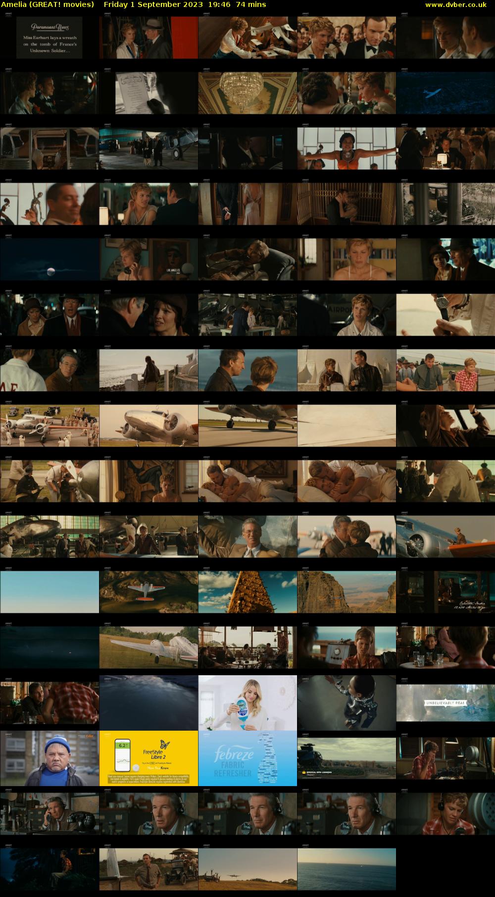 Amelia (GREAT! movies) Friday 1 September 2023 19:46 - 21:00