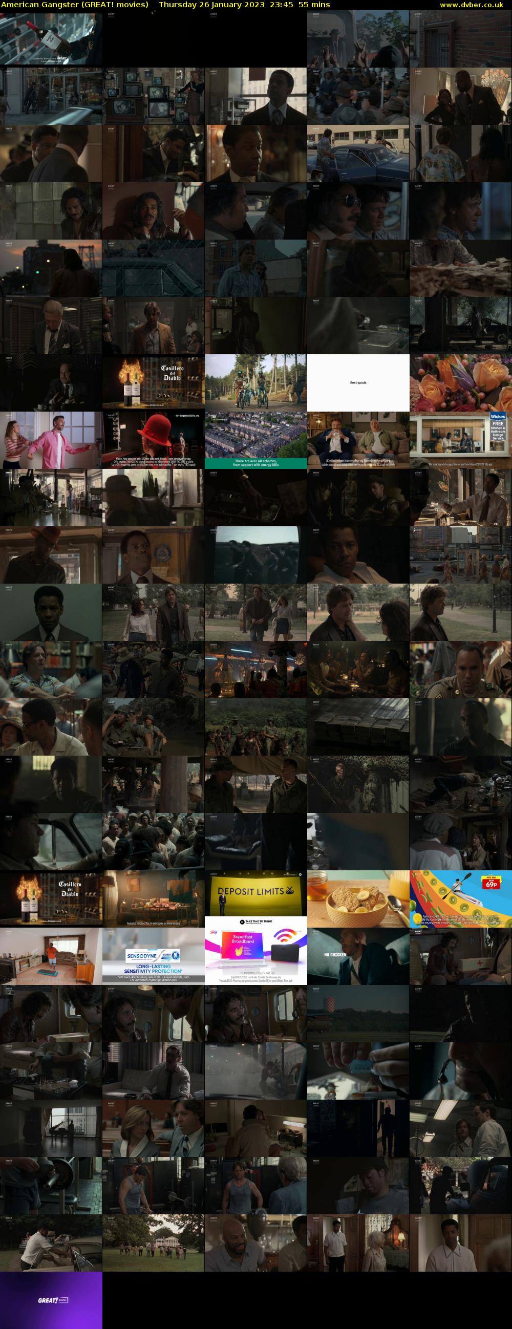 American Gangster (GREAT! movies) Thursday 26 January 2023 23:45 - 00:40