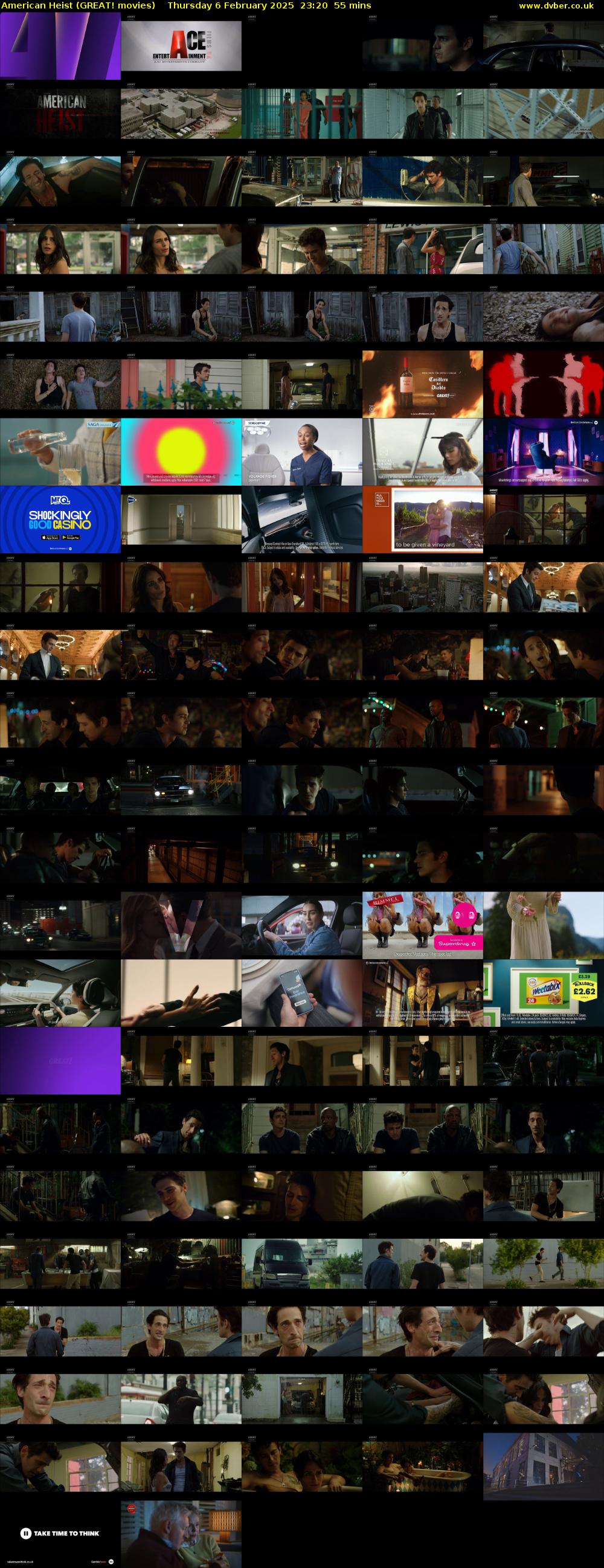 American Heist (GREAT! movies) Thursday 6 February 2025 23:20 - 00:15