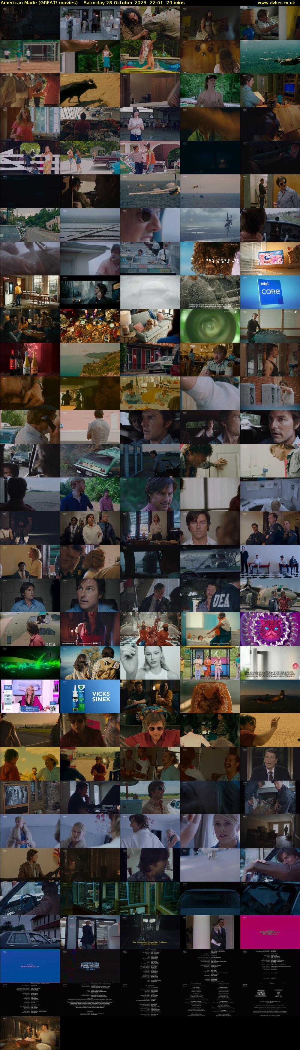 American Made (GREAT! movies) Saturday 28 October 2023 22:01 - 23:15