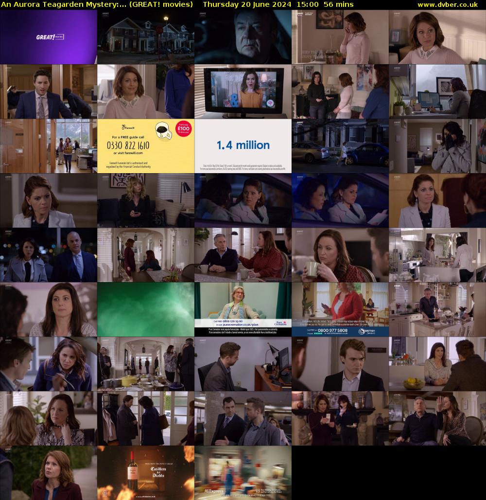An Aurora Teagarden Mystery:... (GREAT! movies) Thursday 20 June 2024 15:00 - 15:56