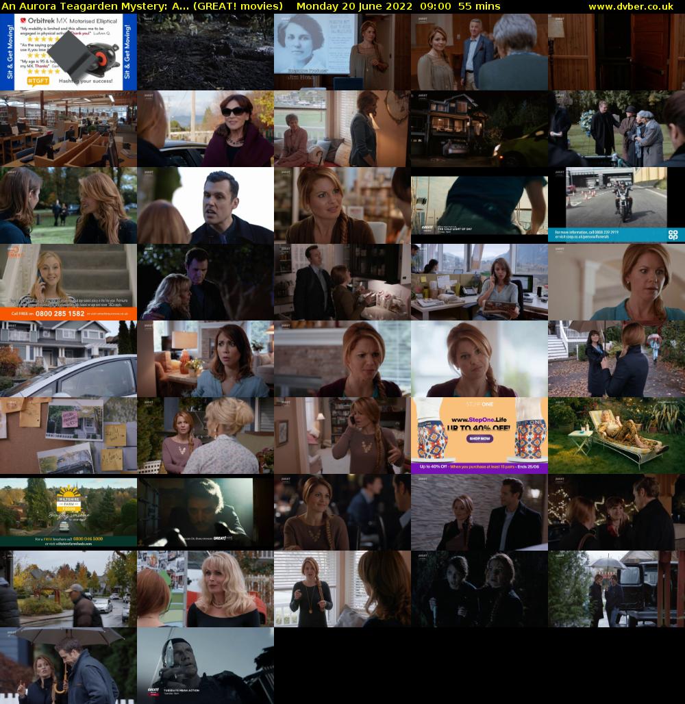 An Aurora Teagarden Mystery: A... (GREAT! movies) Monday 20 June 2022 09:00 - 09:55