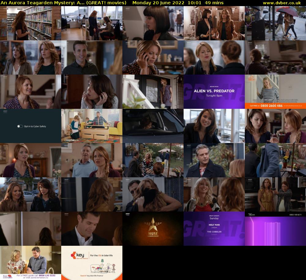 An Aurora Teagarden Mystery: A... (GREAT! movies) Monday 20 June 2022 10:01 - 10:50