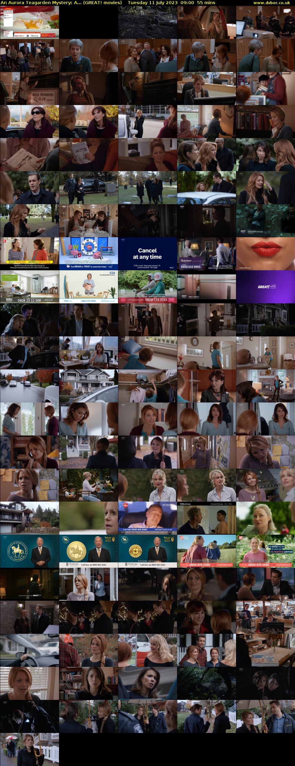 An Aurora Teagarden Mystery: A... (GREAT! movies) Tuesday 11 July 2023 09:00 - 09:55
