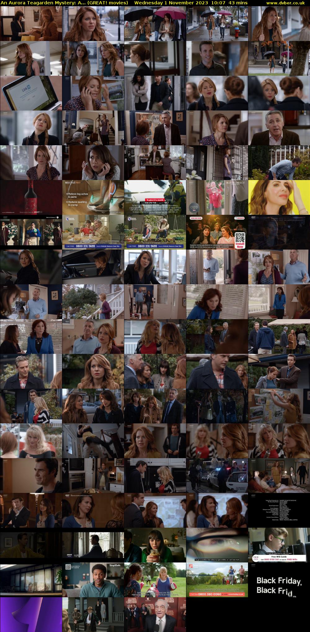An Aurora Teagarden Mystery: A... (GREAT! movies) Wednesday 1 November 2023 10:07 - 10:50