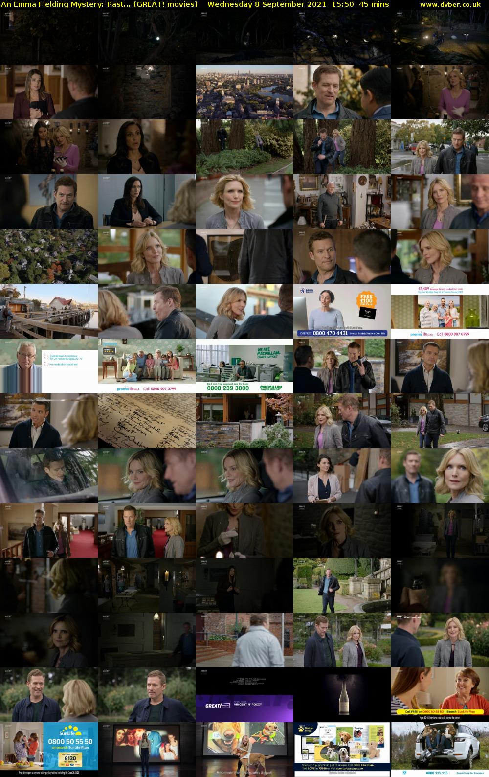 An Emma Fielding Mystery: Past... (GREAT! movies) Wednesday 8 September 2021 15:50 - 16:35