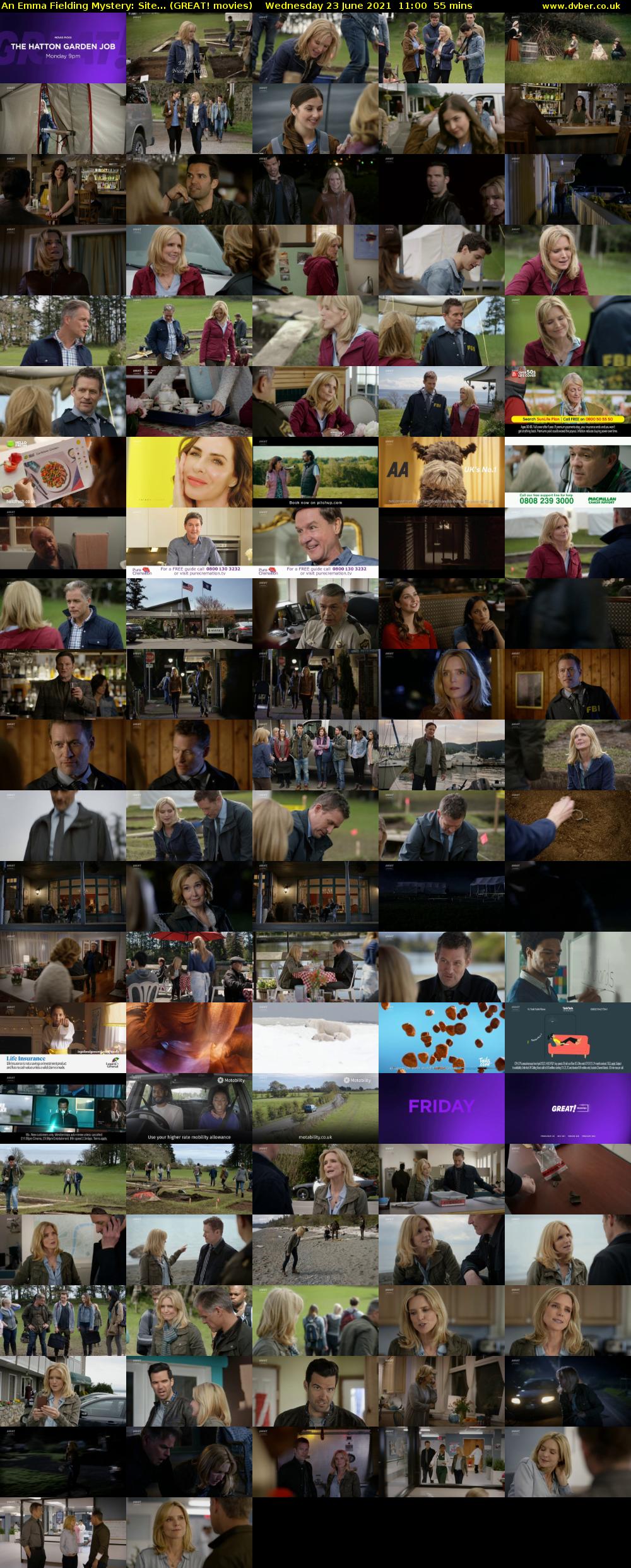 An Emma Fielding Mystery: Site... (GREAT! movies) Wednesday 23 June 2021 11:00 - 11:55