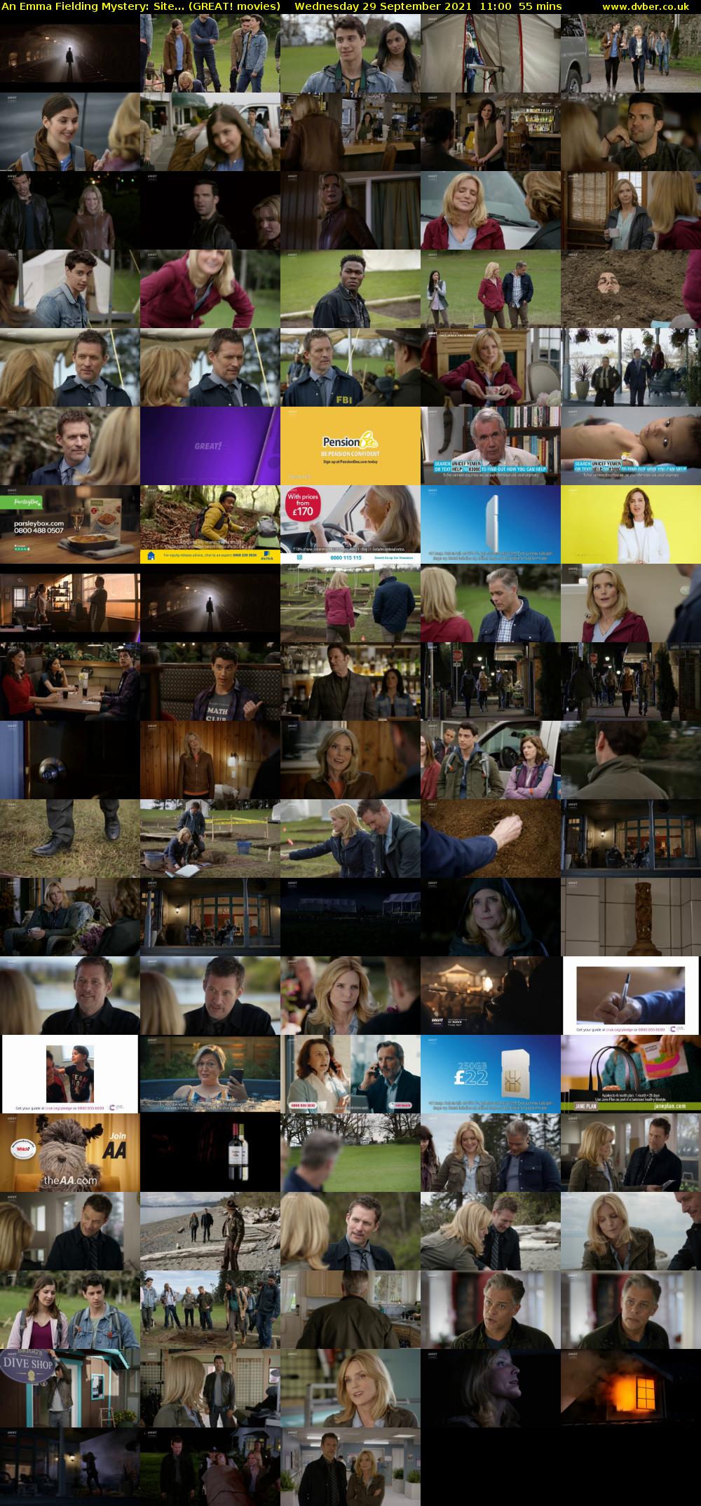 An Emma Fielding Mystery: Site... (GREAT! movies) Wednesday 29 September 2021 11:00 - 11:55