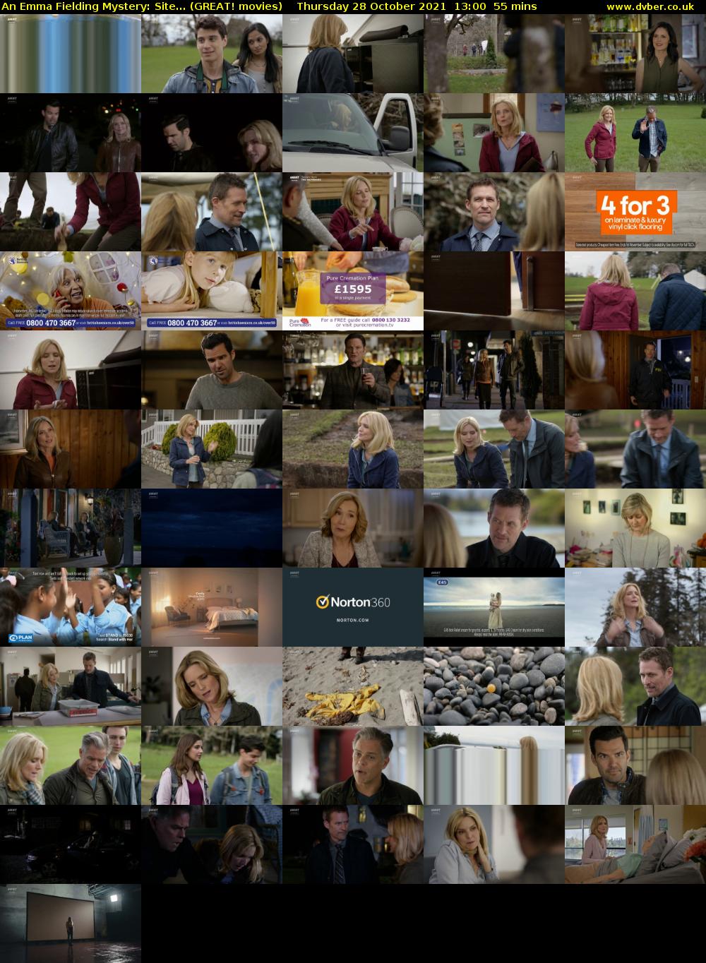An Emma Fielding Mystery: Site... (GREAT! movies) Thursday 28 October 2021 13:00 - 13:55