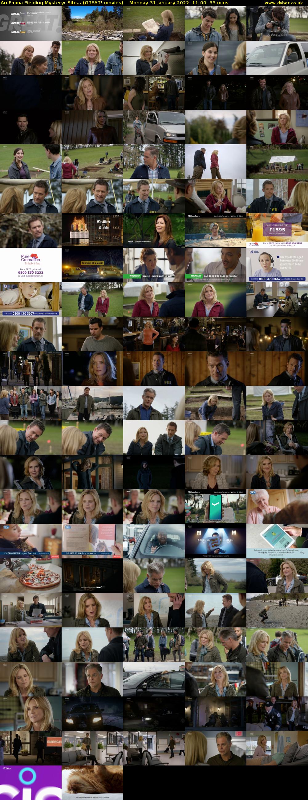 An Emma Fielding Mystery: Site... (GREAT! movies) Monday 31 January 2022 11:00 - 11:55