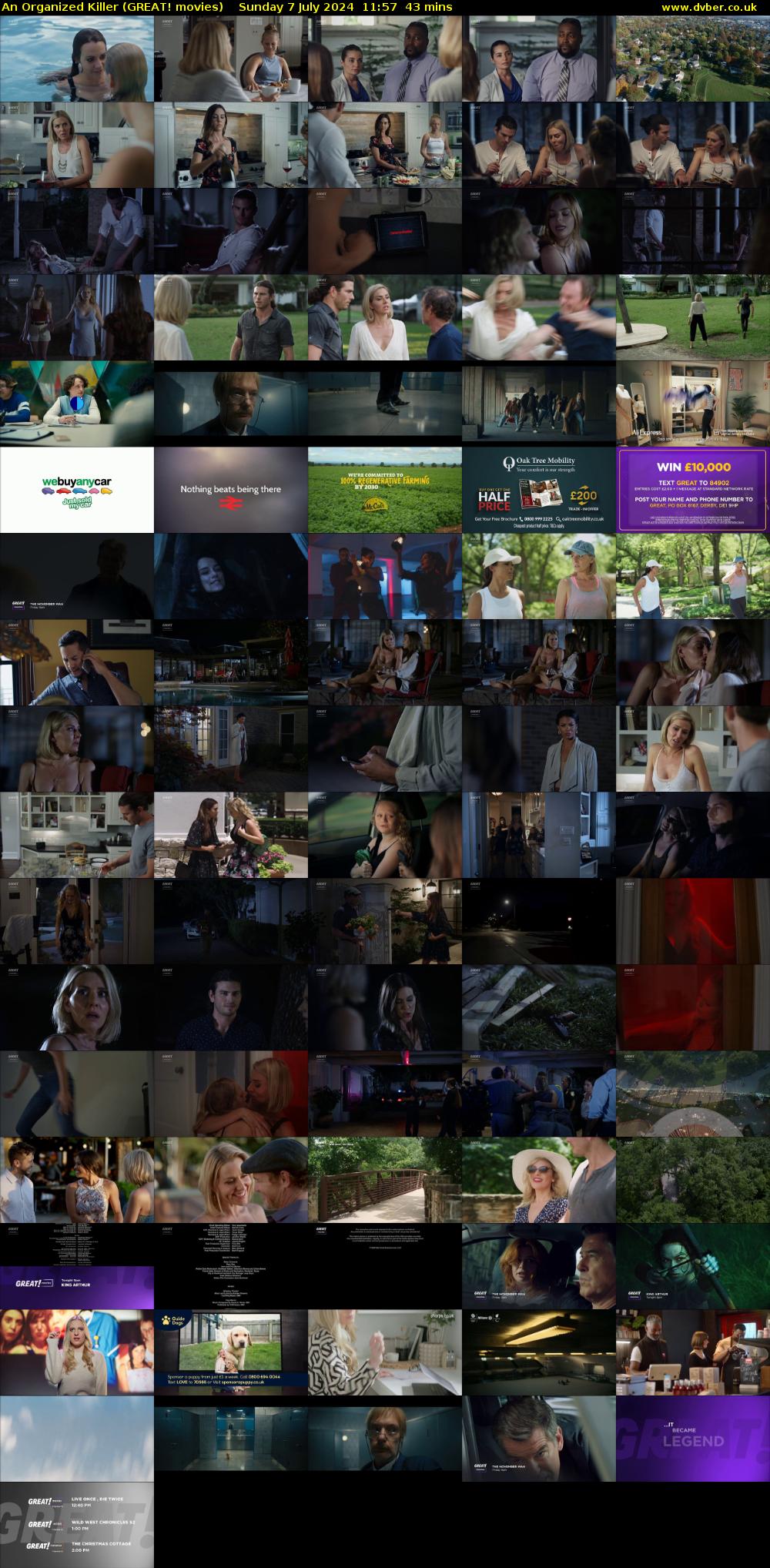 An Organized Killer (GREAT! movies) Sunday 7 July 2024 11:57 - 12:40