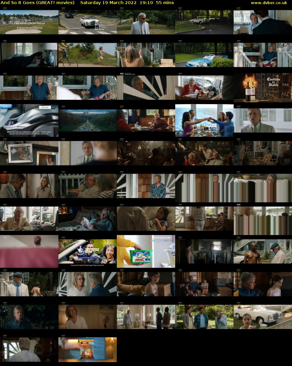 And So It Goes (GREAT! movies) Saturday 19 March 2022 19:10 - 20:05