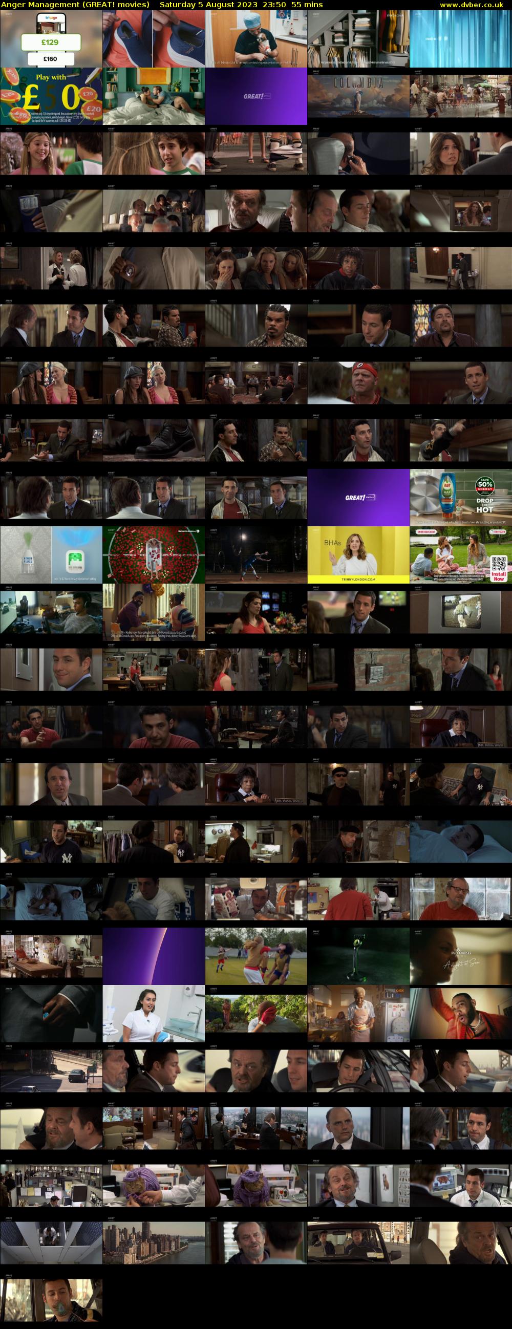 Anger Management (GREAT! movies) Saturday 5 August 2023 23:50 - 00:45