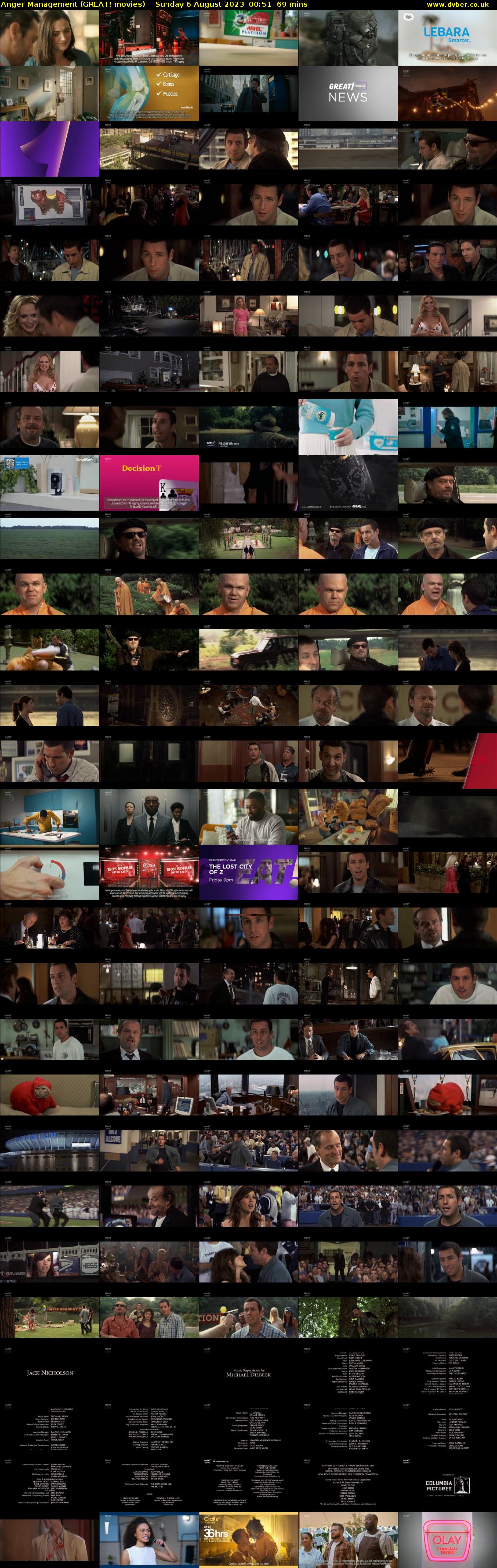 Anger Management (GREAT! movies) Sunday 6 August 2023 00:51 - 02:00