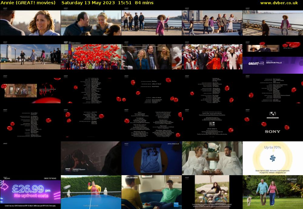 Annie (GREAT! movies) Saturday 13 May 2023 15:51 - 17:15