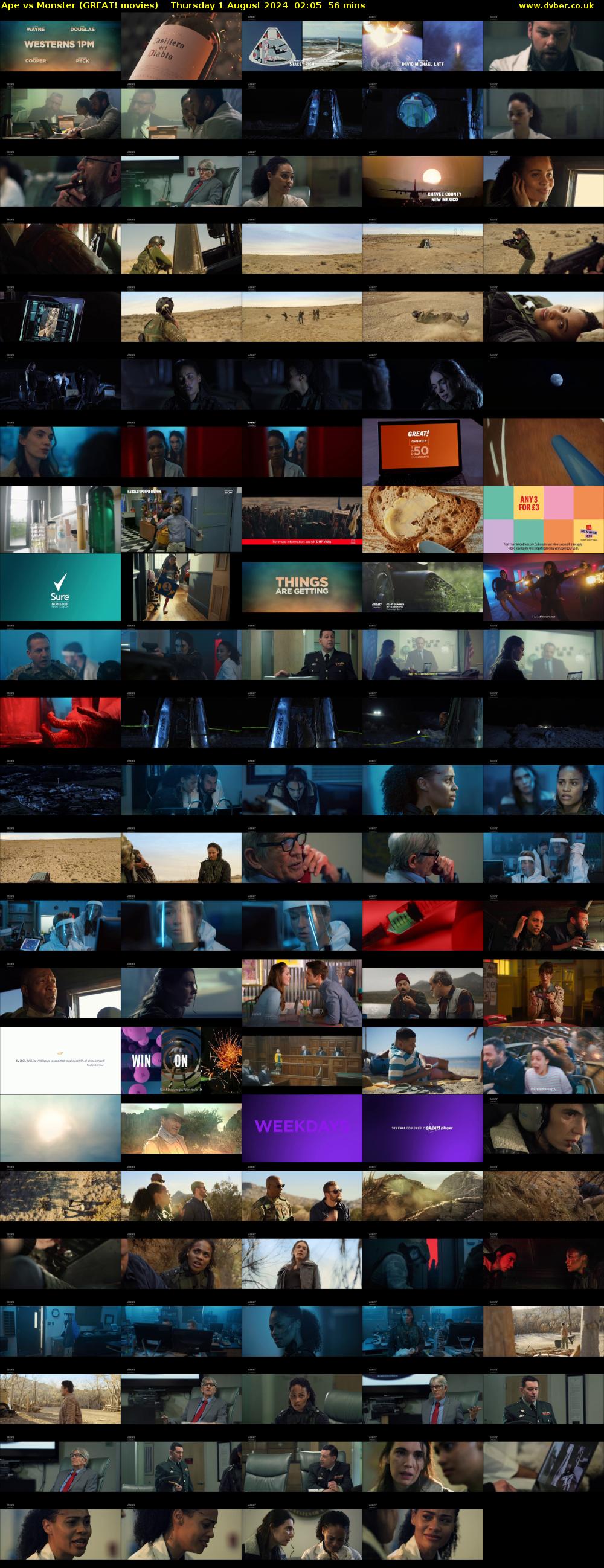 Ape Vs Monster (GREAT! movies) Thursday 1 August 2024 02:05 - 03:01