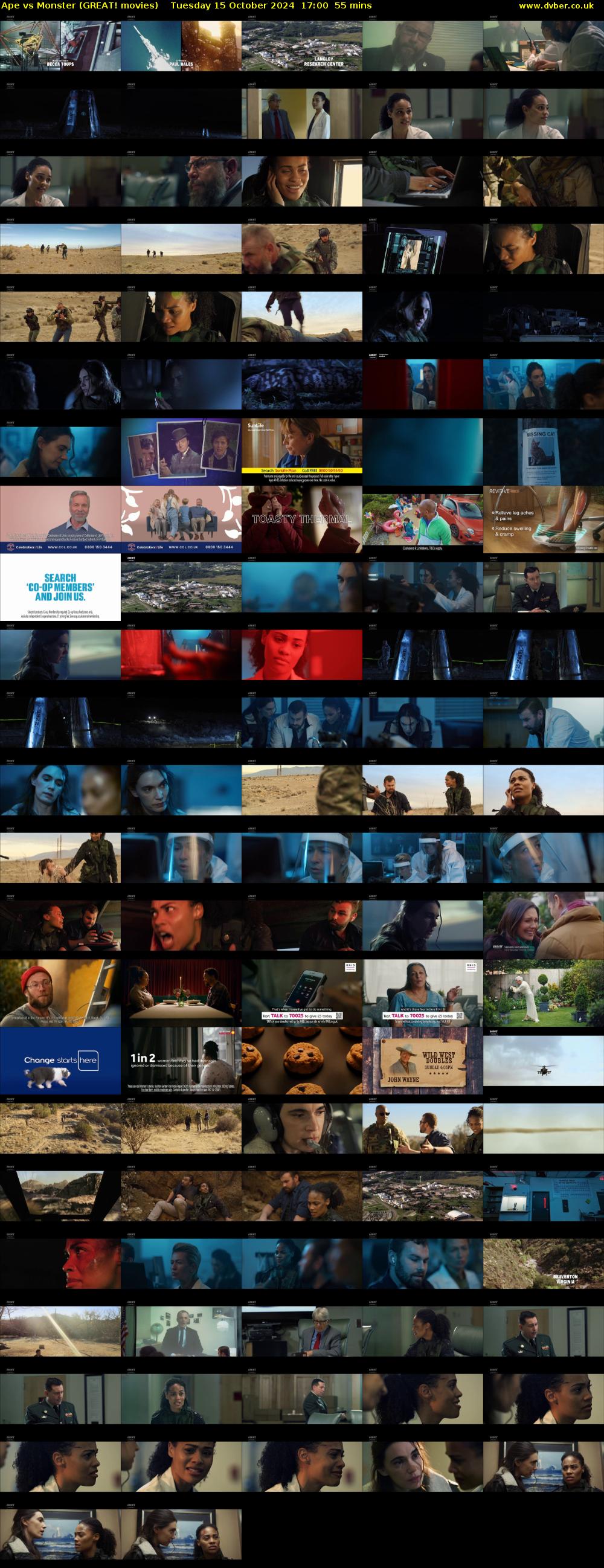 Ape Vs Monster (GREAT! movies) Tuesday 15 October 2024 17:00 - 17:55