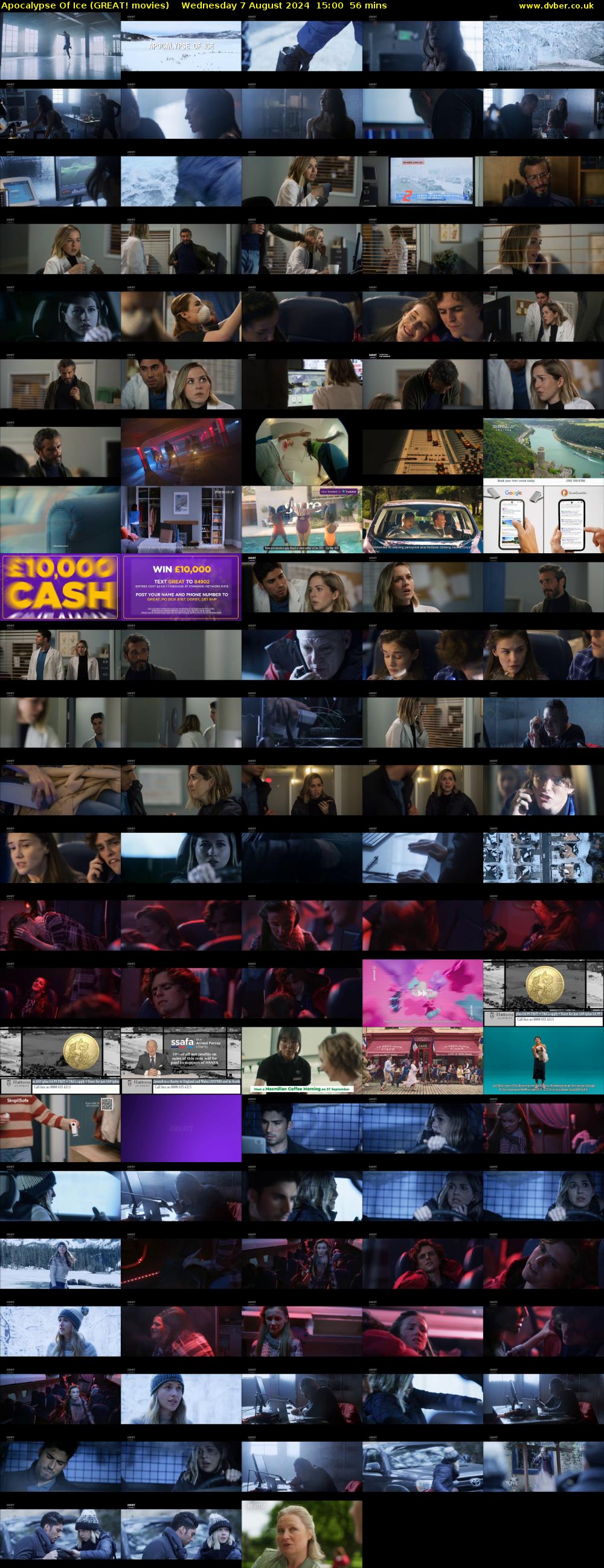 Apocalypse Of Ice (GREAT! movies) Wednesday 7 August 2024 15:00 - 15:56
