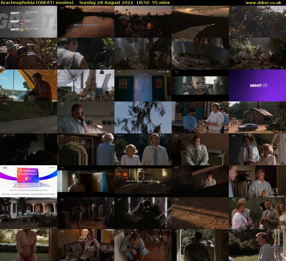 Arachnophobia (GREAT! movies) Sunday 28 August 2022 18:50 - 19:45
