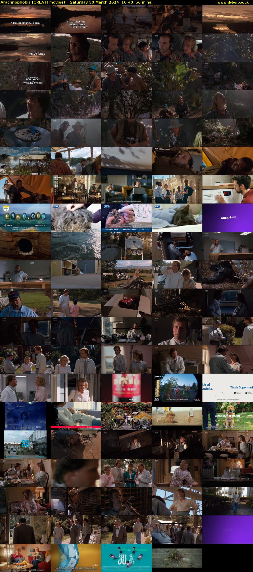 Arachnophobia (GREAT! movies) Saturday 30 March 2024 16:40 - 17:36