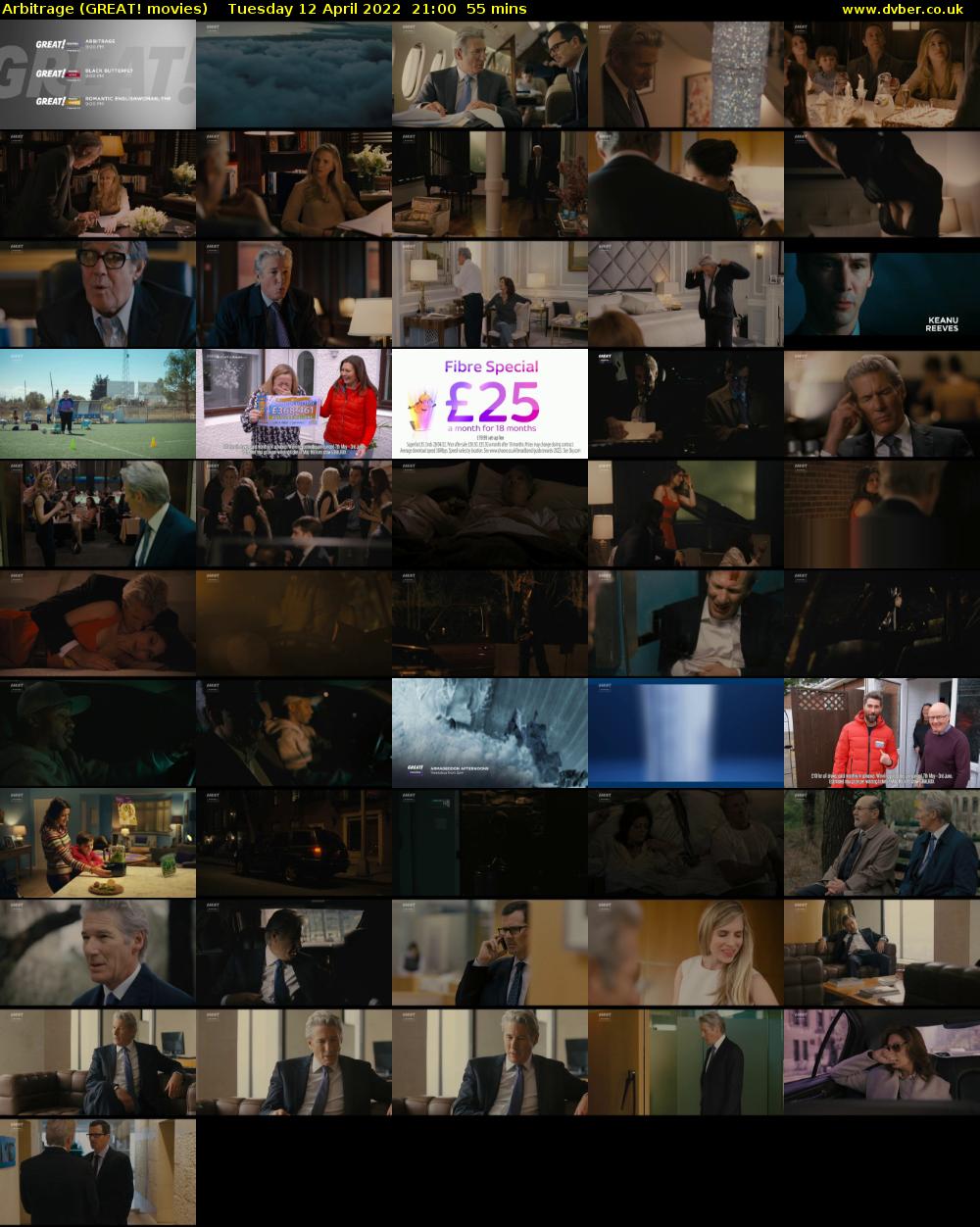 Arbitrage (GREAT! movies) Tuesday 12 April 2022 21:00 - 21:55