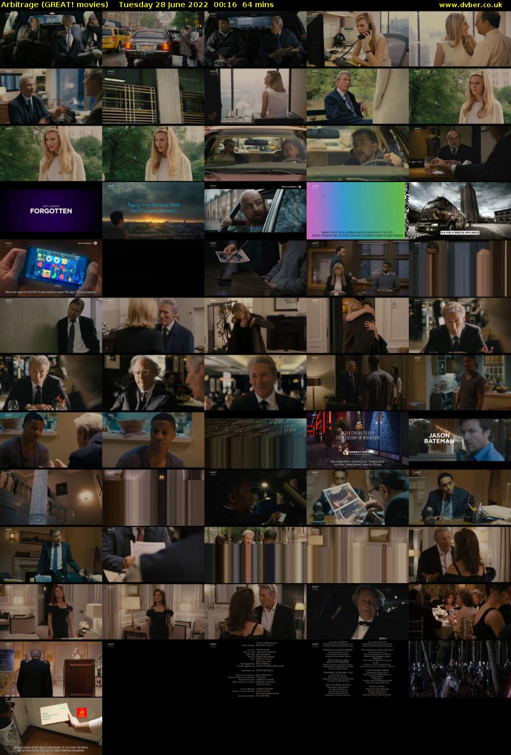 Arbitrage (GREAT! movies) Tuesday 28 June 2022 00:16 - 01:20