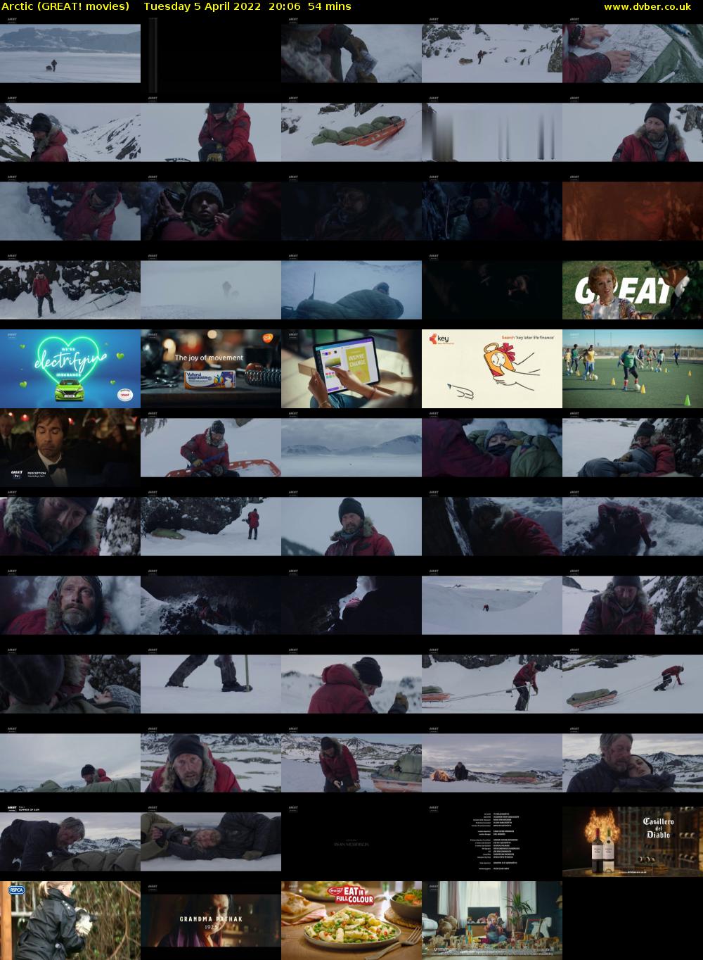 Arctic (GREAT! movies) Tuesday 5 April 2022 20:06 - 21:00