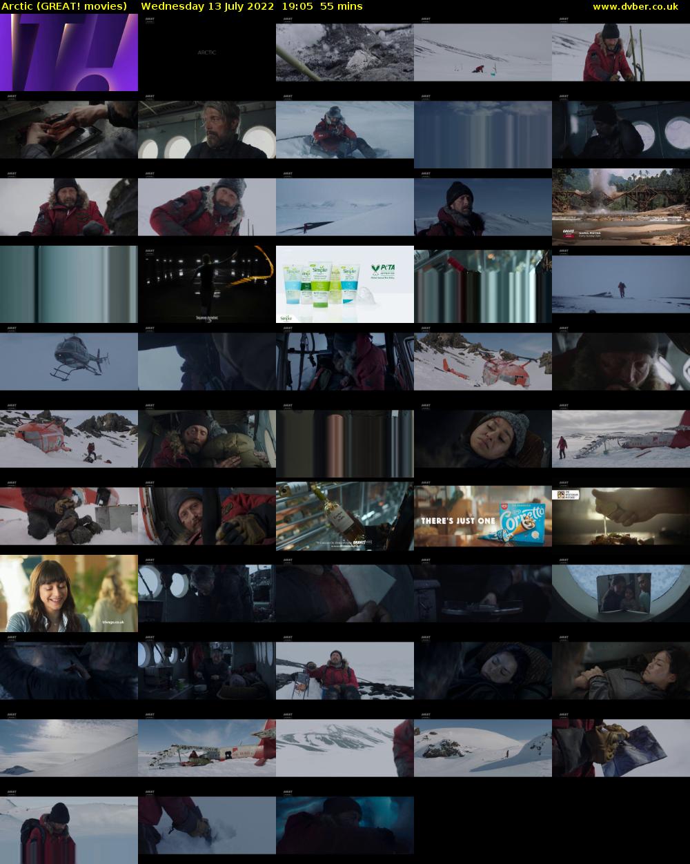 Arctic (GREAT! movies) Wednesday 13 July 2022 19:05 - 20:00