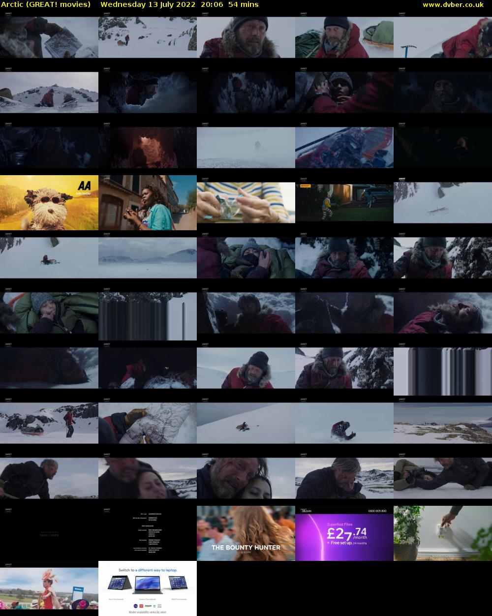 Arctic (GREAT! movies) Wednesday 13 July 2022 20:06 - 21:00