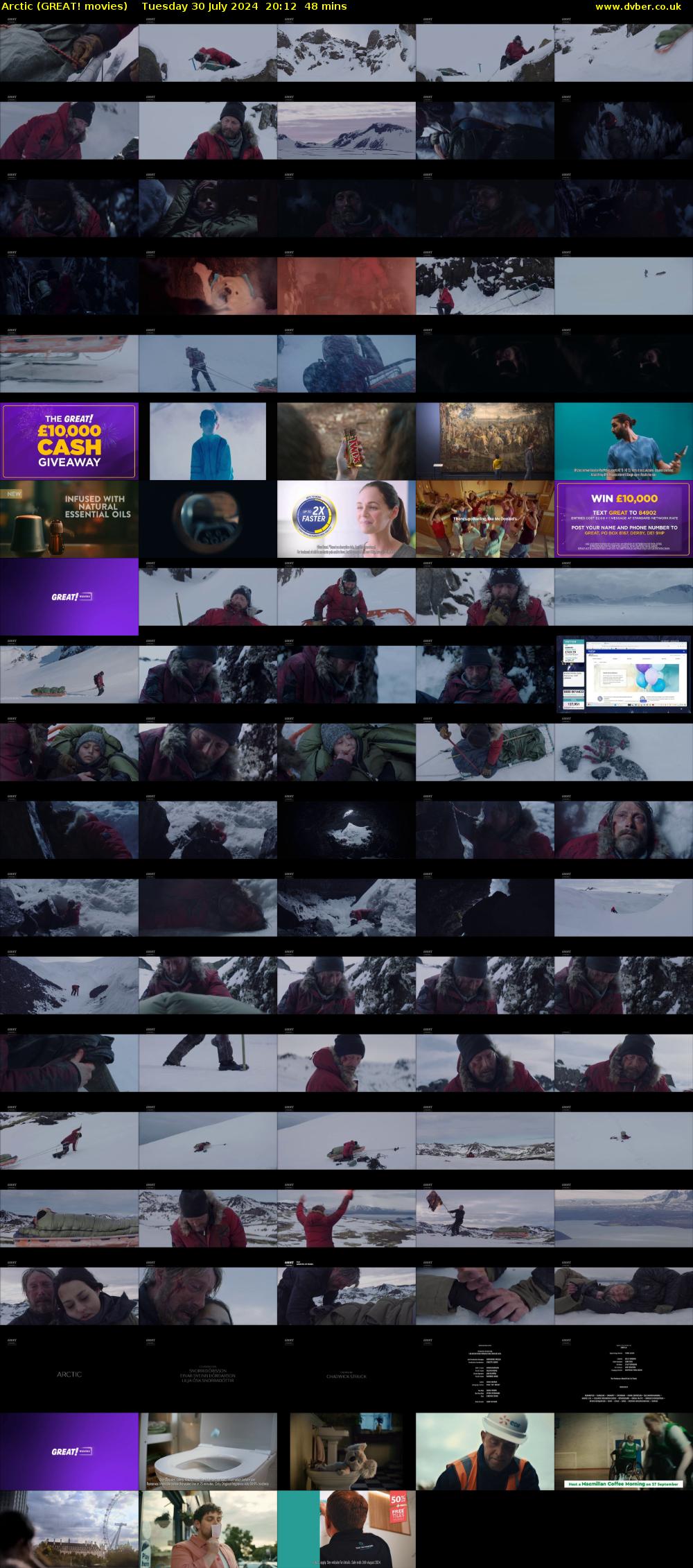 Arctic (GREAT! movies) Tuesday 30 July 2024 20:12 - 21:00