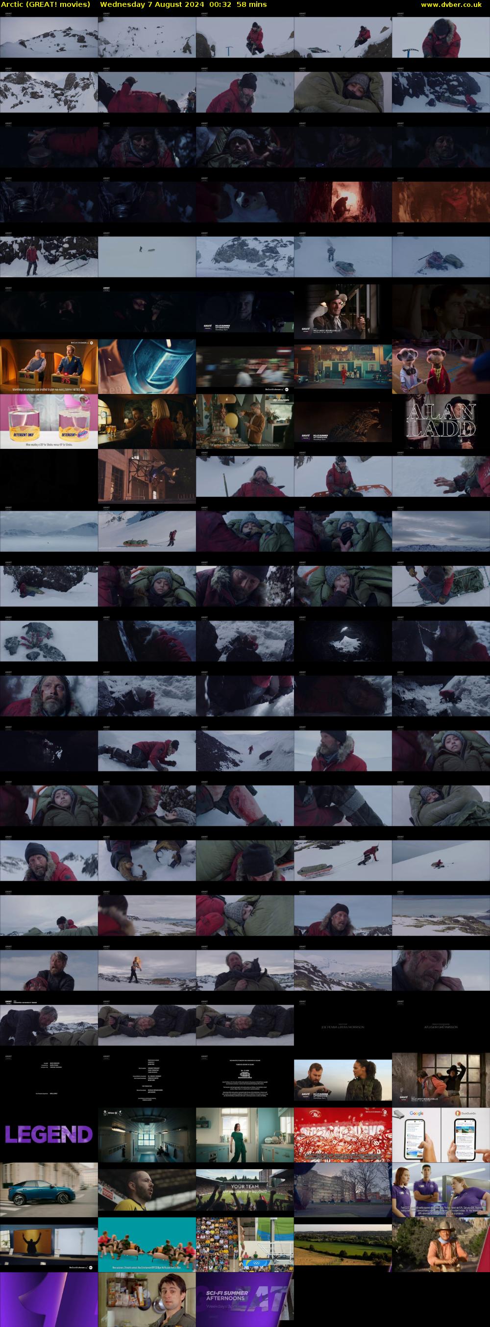 Arctic (GREAT! movies) Wednesday 7 August 2024 00:32 - 01:30